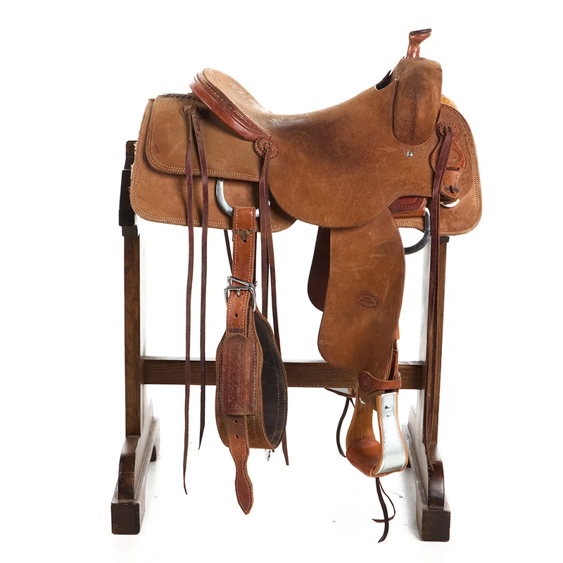 16" Teskey's Ranch Cutter Saddle - Image 2