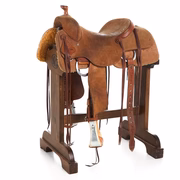 16" Teskey's Ranch Cutter Saddle - Image 4