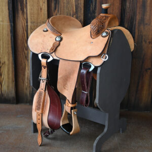 14 inch calf roping western saddle