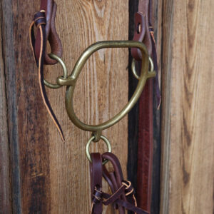 Western bridle rig with chifney mouthpiece