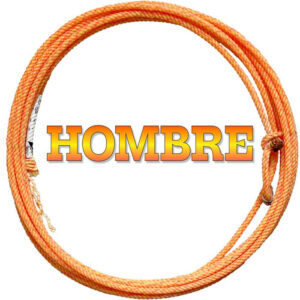 Bright orange four strand roping rope