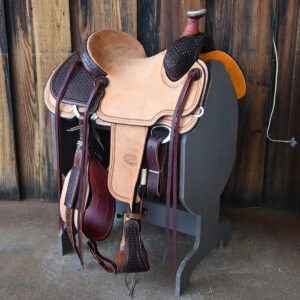 14 inch Patrick Smith team roping western saddle