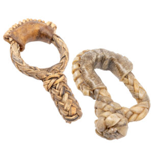 Handmade rawhide rope hondas